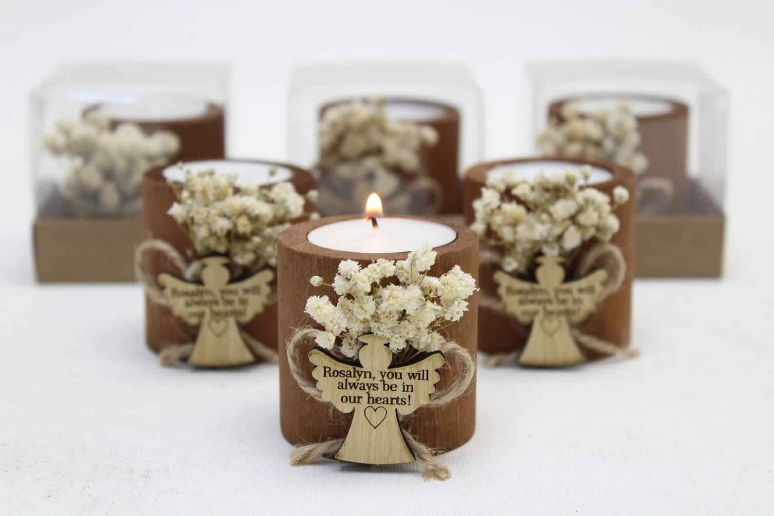 Memorial Candle Favour — handmade by Butterflyy Shop
